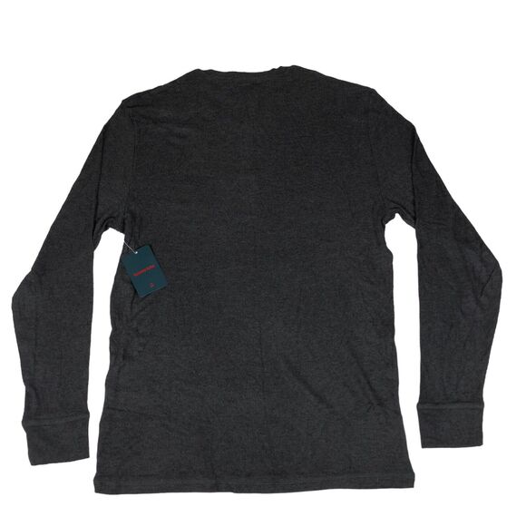 NEW Tommy John Lounge Long Sleeve Henley Shirt Pajama Top Loungewear Mens M Gray - Picture 4 of 5